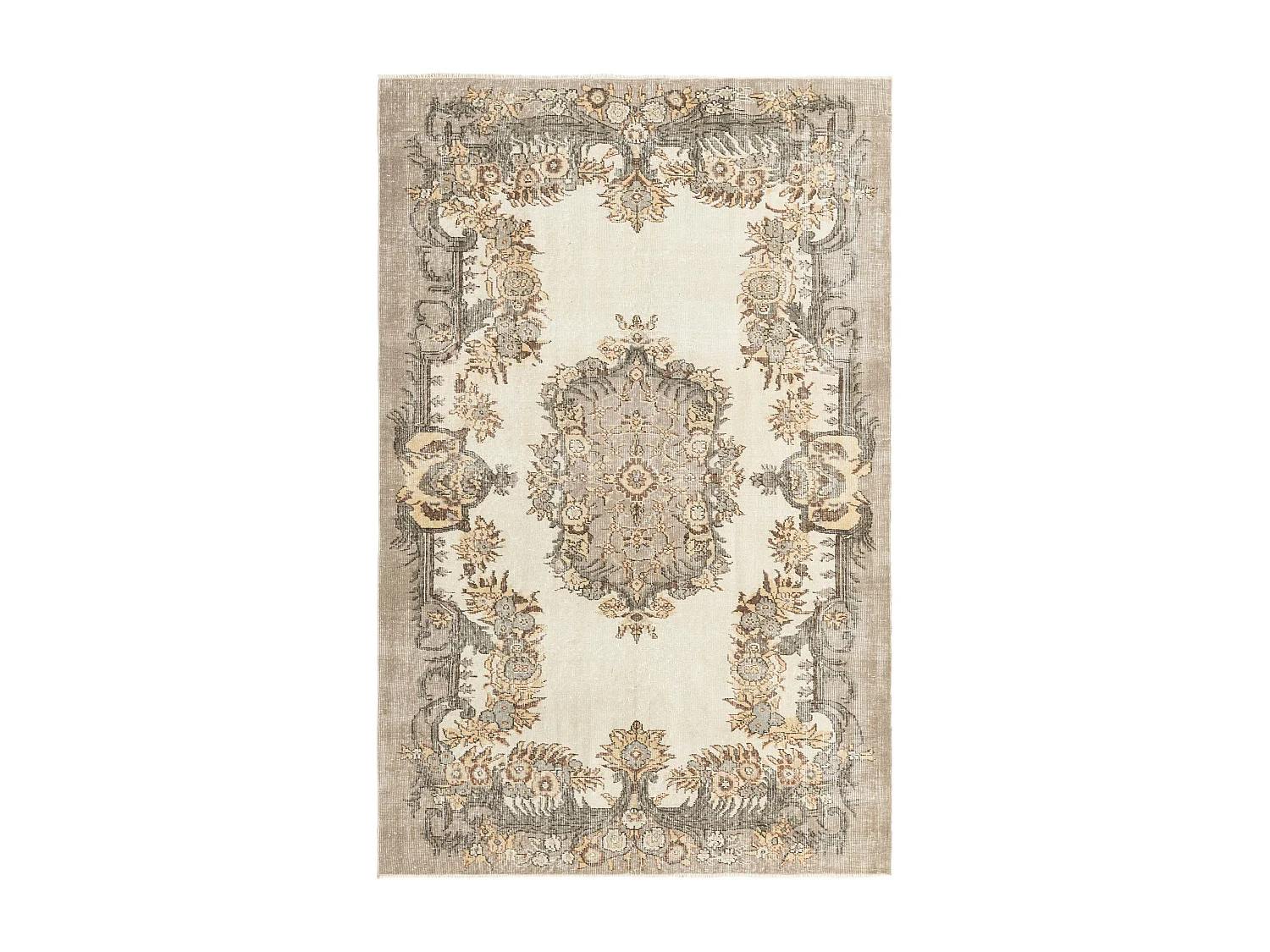 Tapis de laine 178x272 brun Ultra Vintage