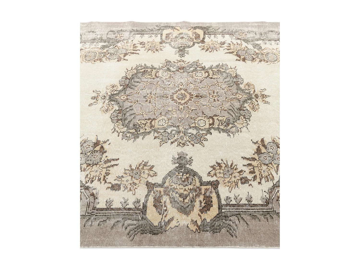 Tapis de laine 178x272 brun Ultra Vintage
