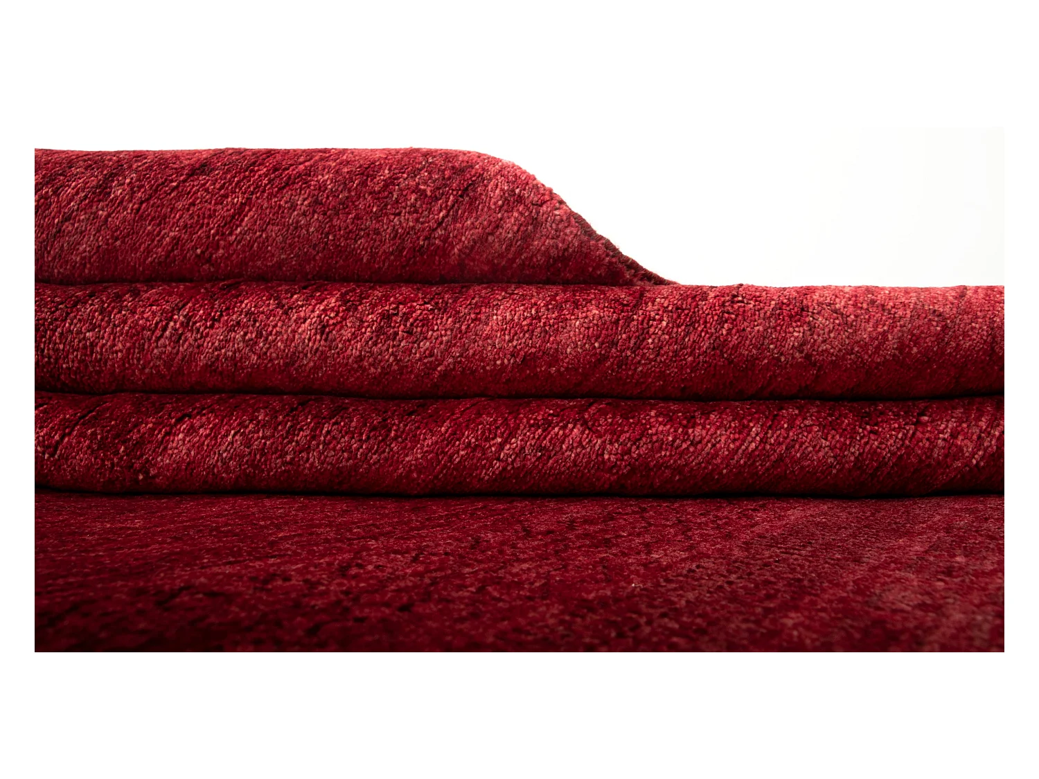 Tapis de laine 155x196 rouge Juma