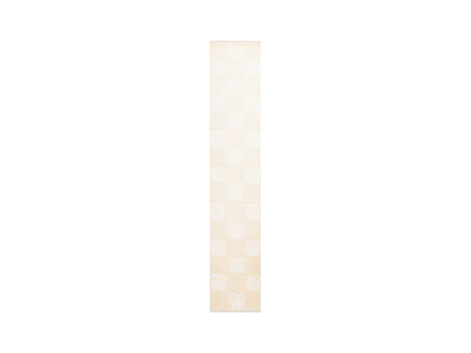 Tapis de couloir en laine 79x406 beige Darya