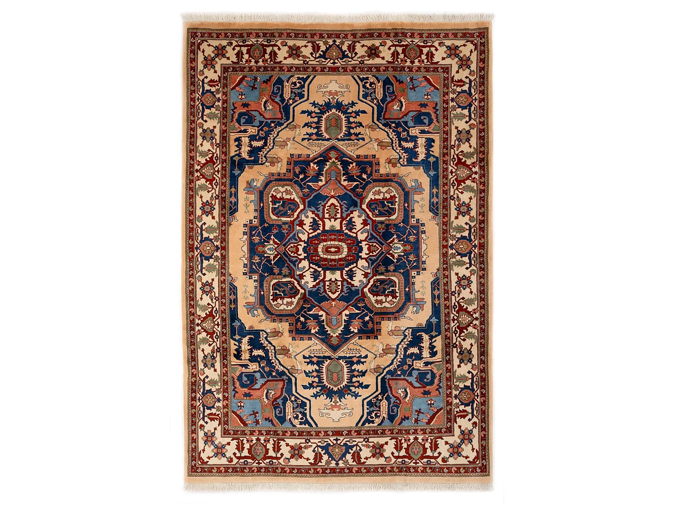 Tappeto in lana 200x295 Blu Tabriz