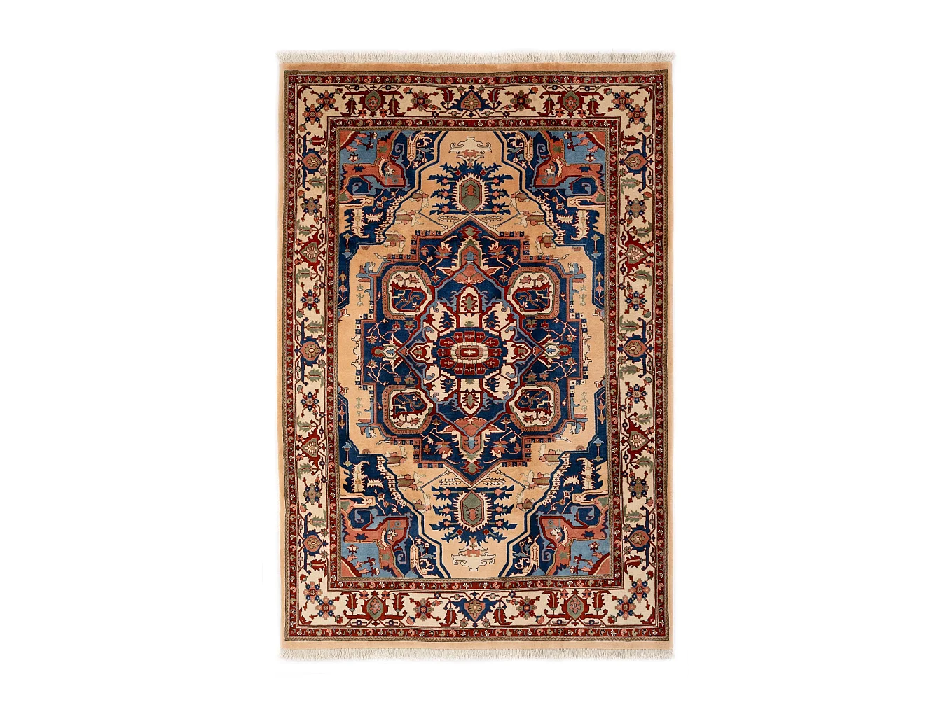 Tapis de laine 200x295 Bleu Tabriz
