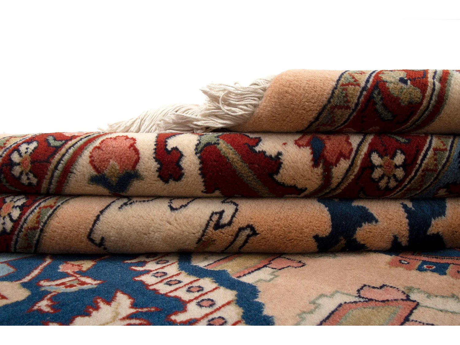 Woltapijt 295x200 Blauw Tabriz