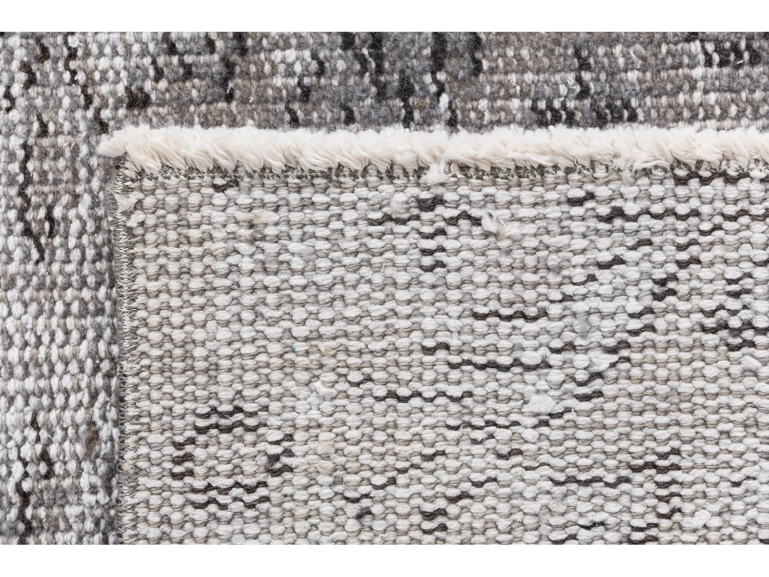 Tapis de laine 145x287 gris Ultra Vintage