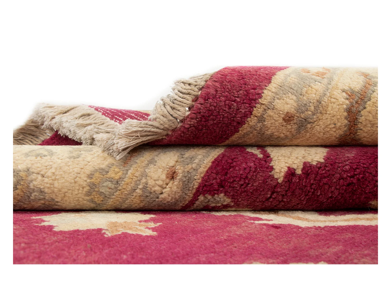 Tapis de laine 160x227 rouge Ziegler