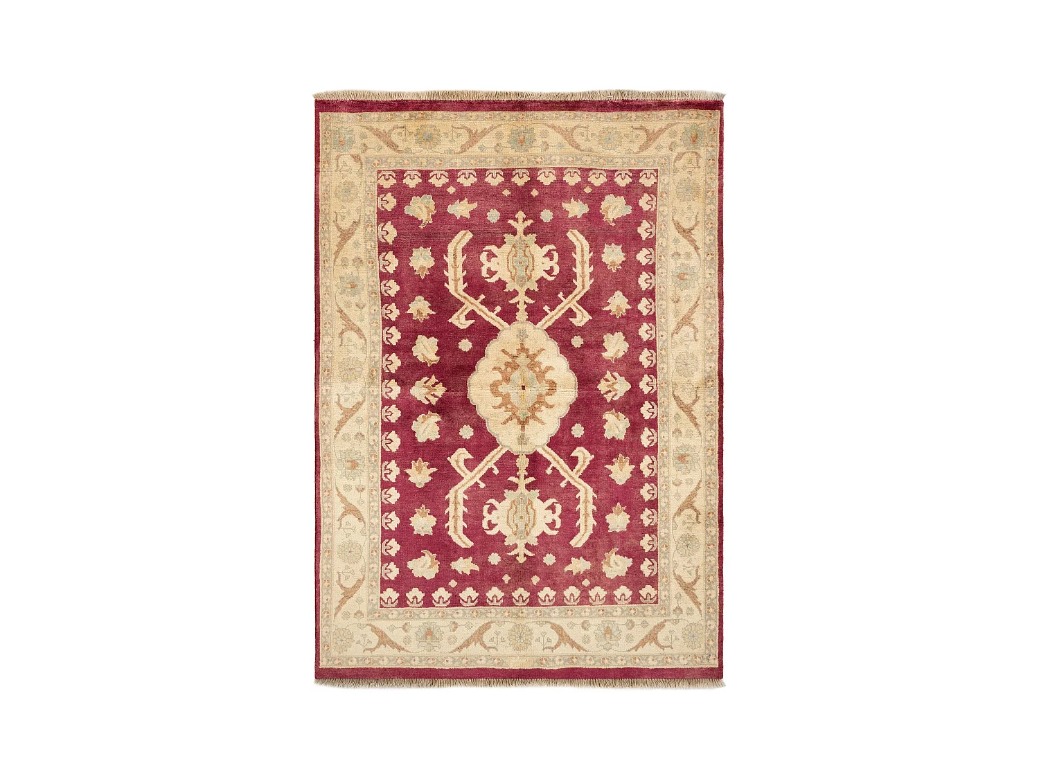 Tapis de laine 160x227 rouge Ziegler