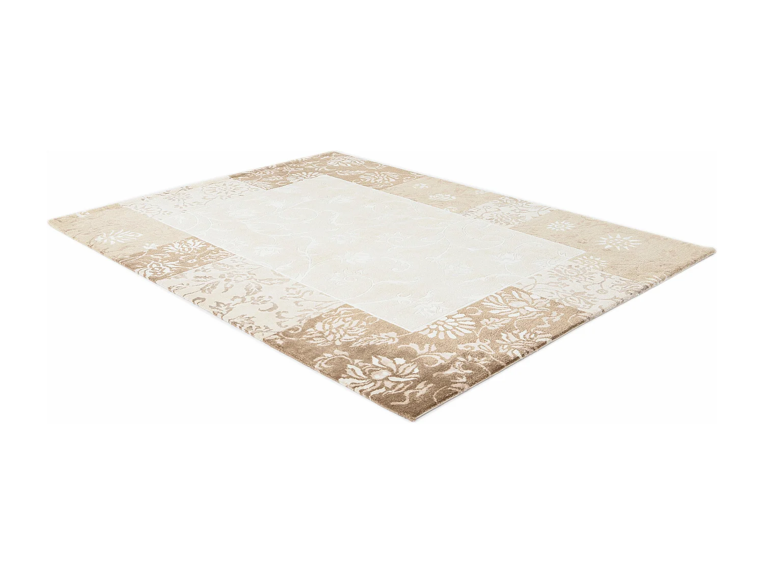 Tapis de laine 178x244 beige Darya