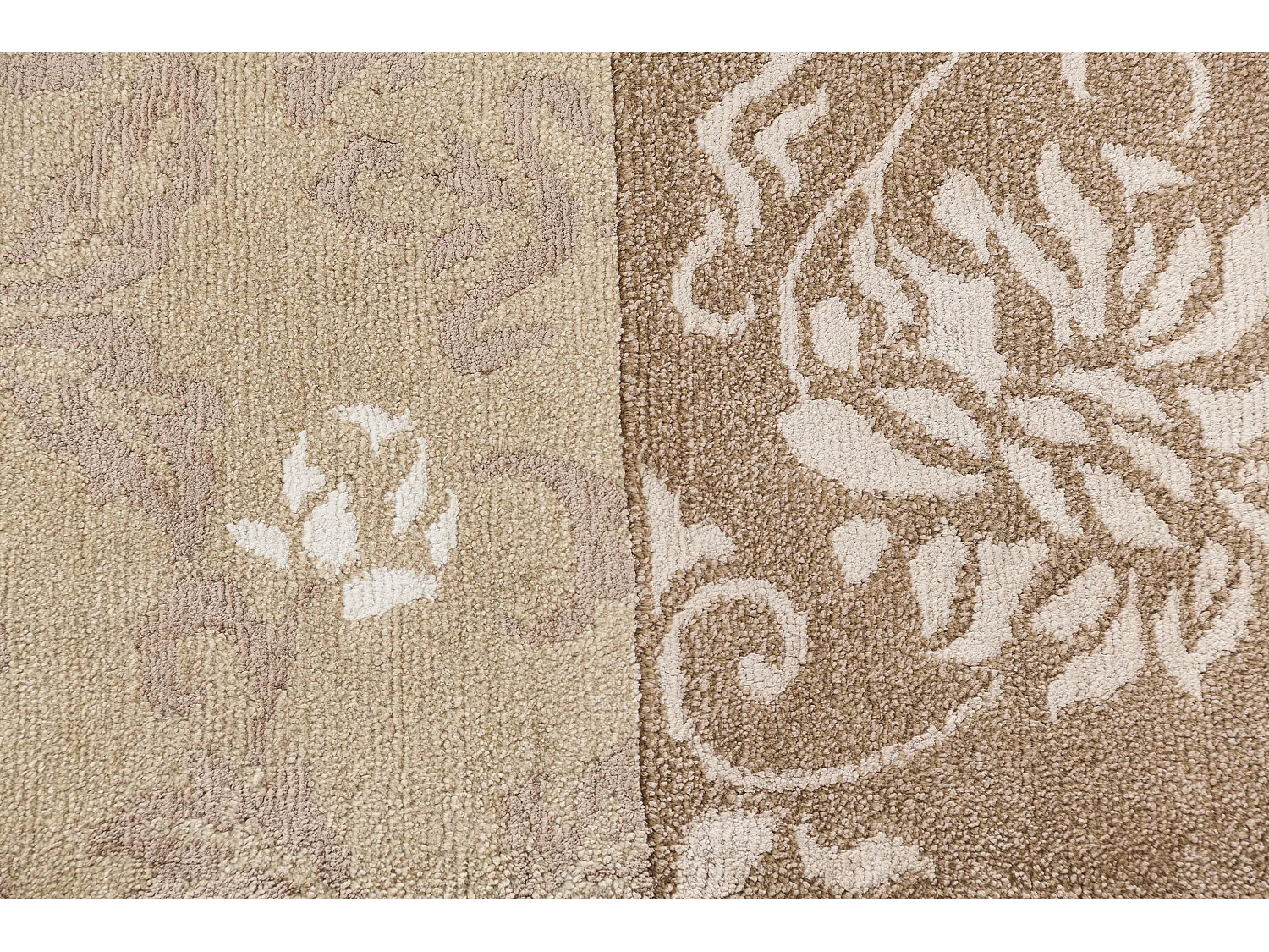 Tapis de laine 178x244 beige Darya