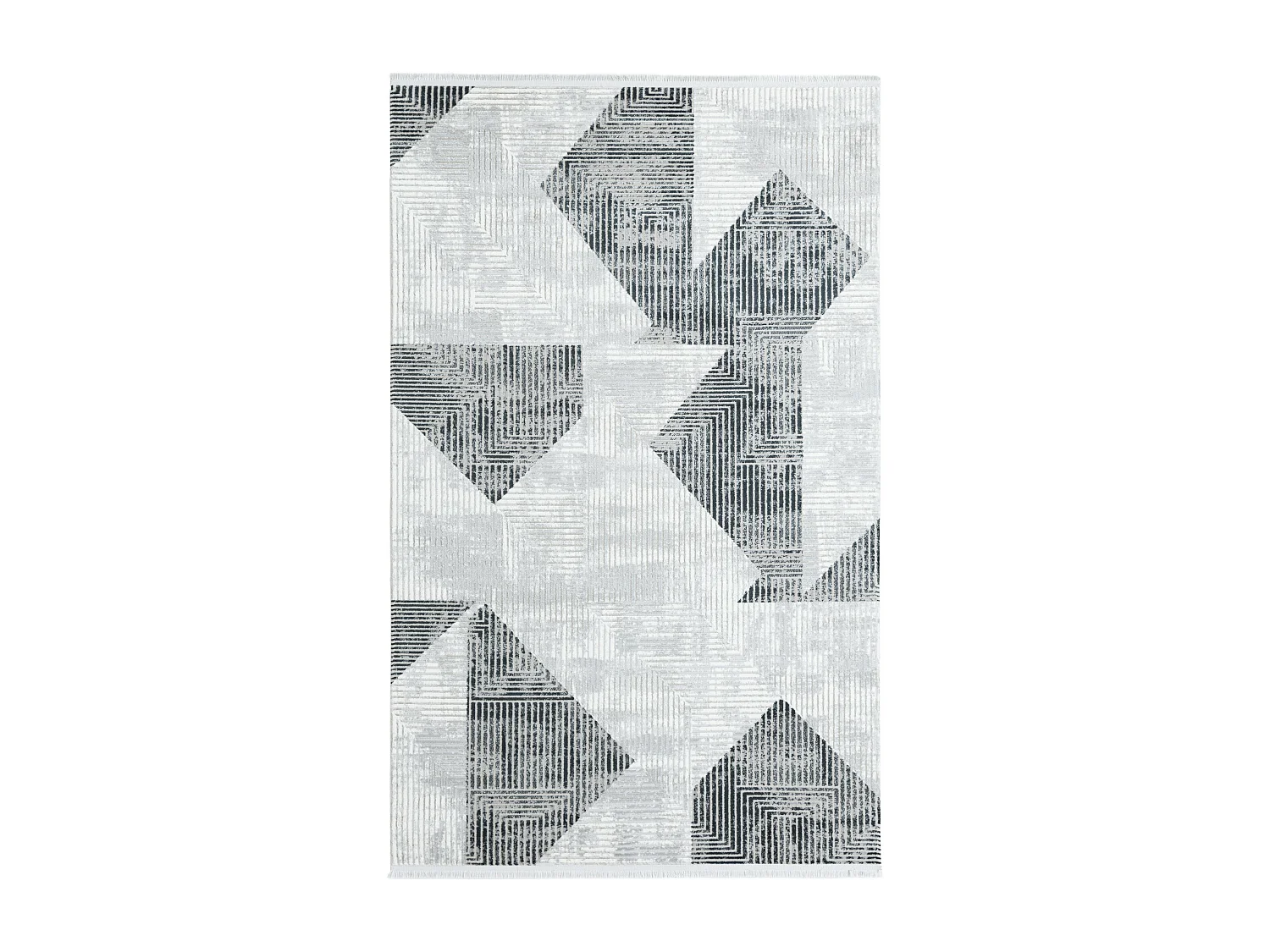 Tapis 125x185 gris clair Davos Grecian