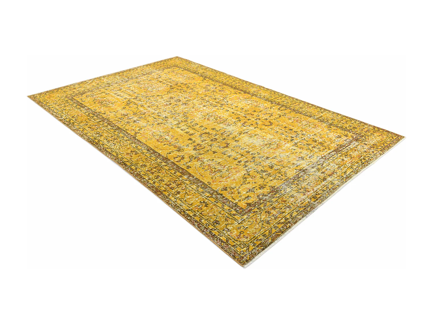 Tapis de laine 165x264 jaune Ultra Vintage