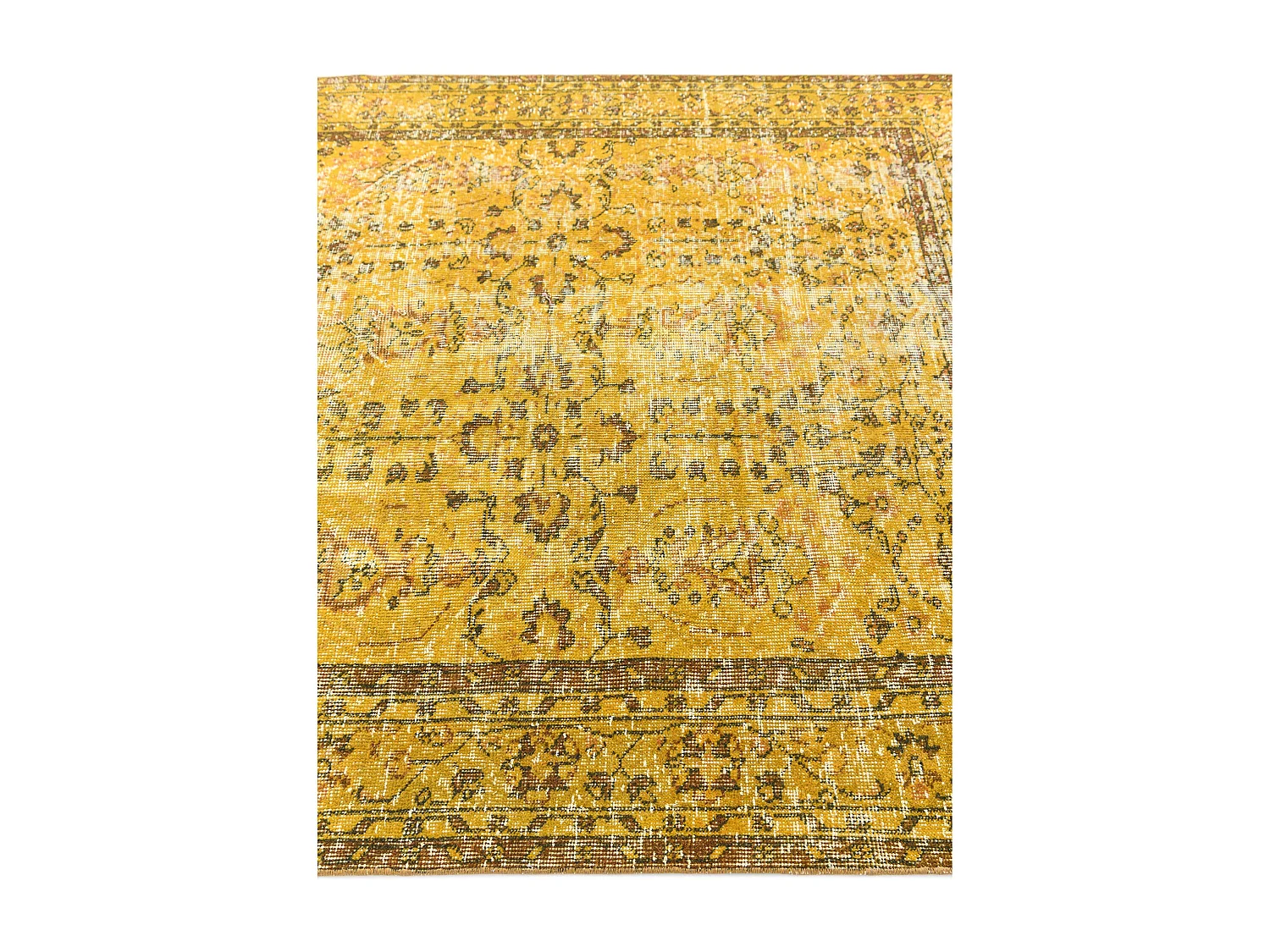 Tapis de laine 165x264 jaune Ultra Vintage