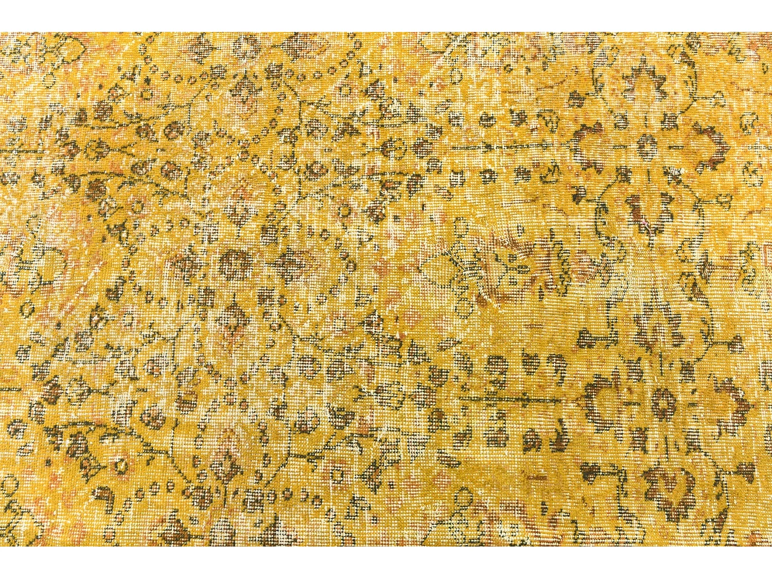 Tapis de laine 165x264 jaune Ultra Vintage