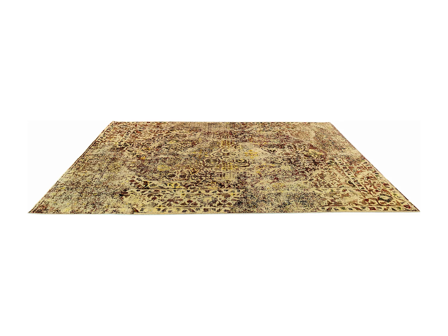 Tapis de laine 196x285 brun Vintage Royal