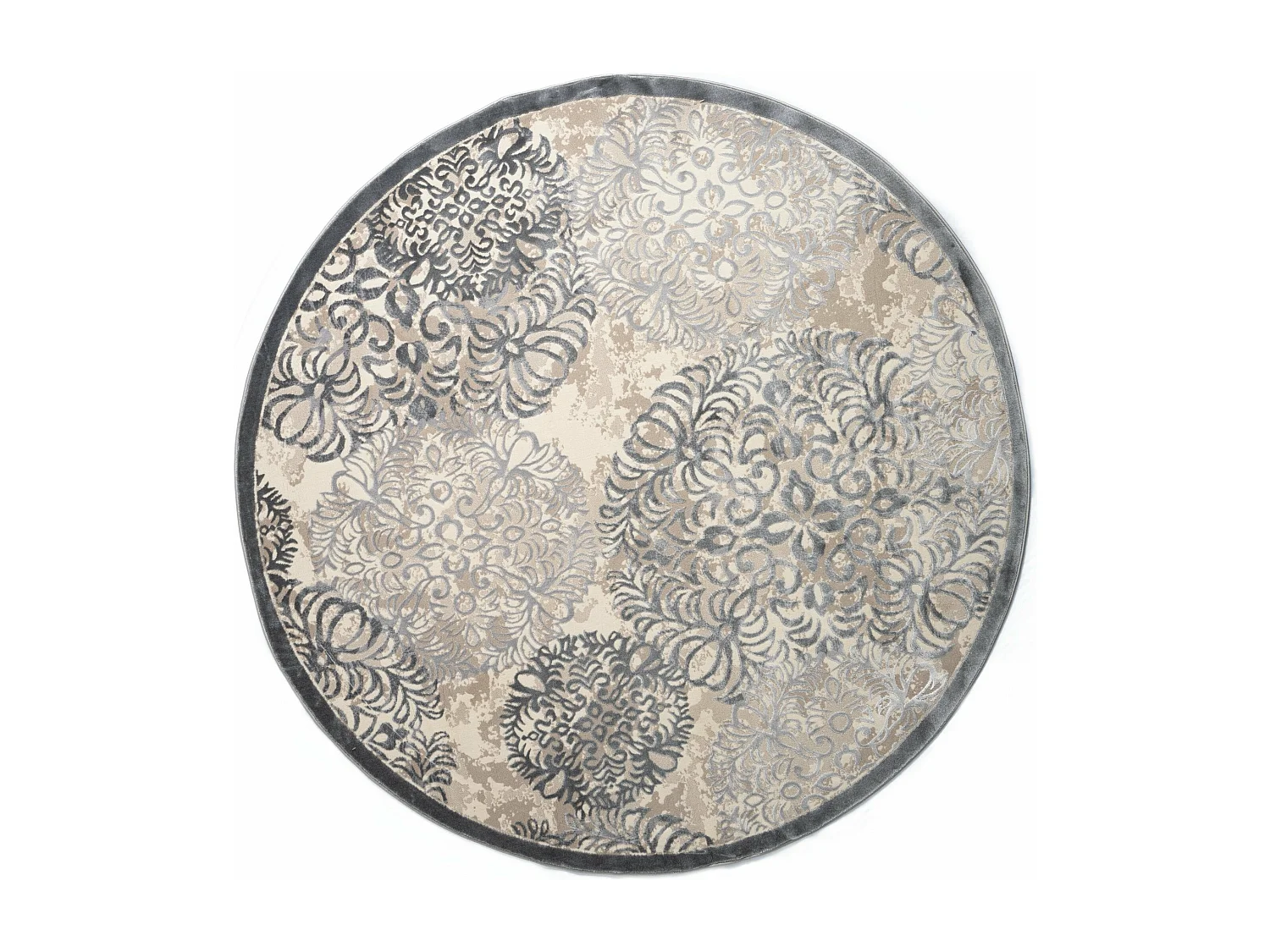 Tapis 240x240 gris Bern Clouds