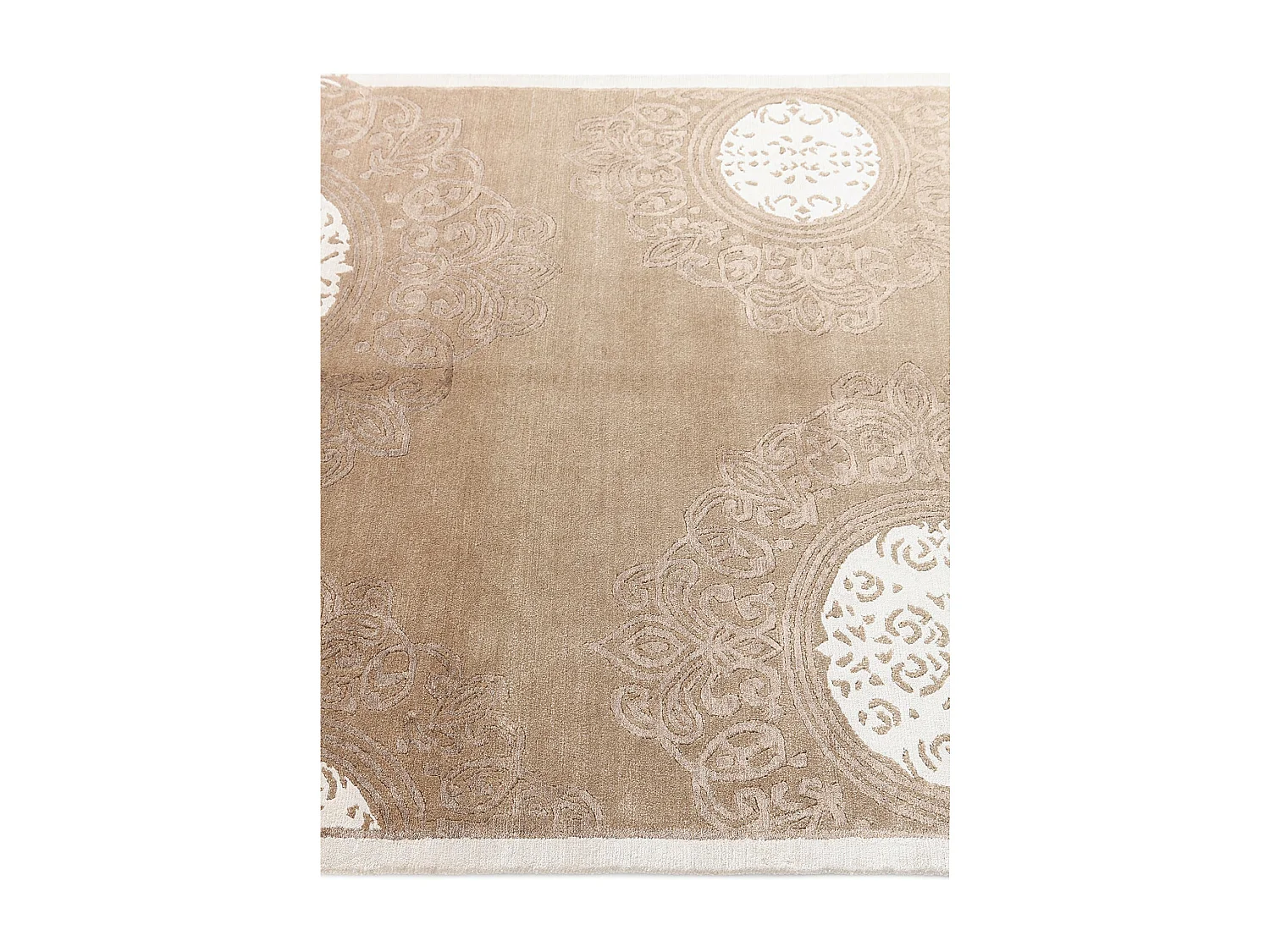 Tapis de laine 124x188 brun Darya