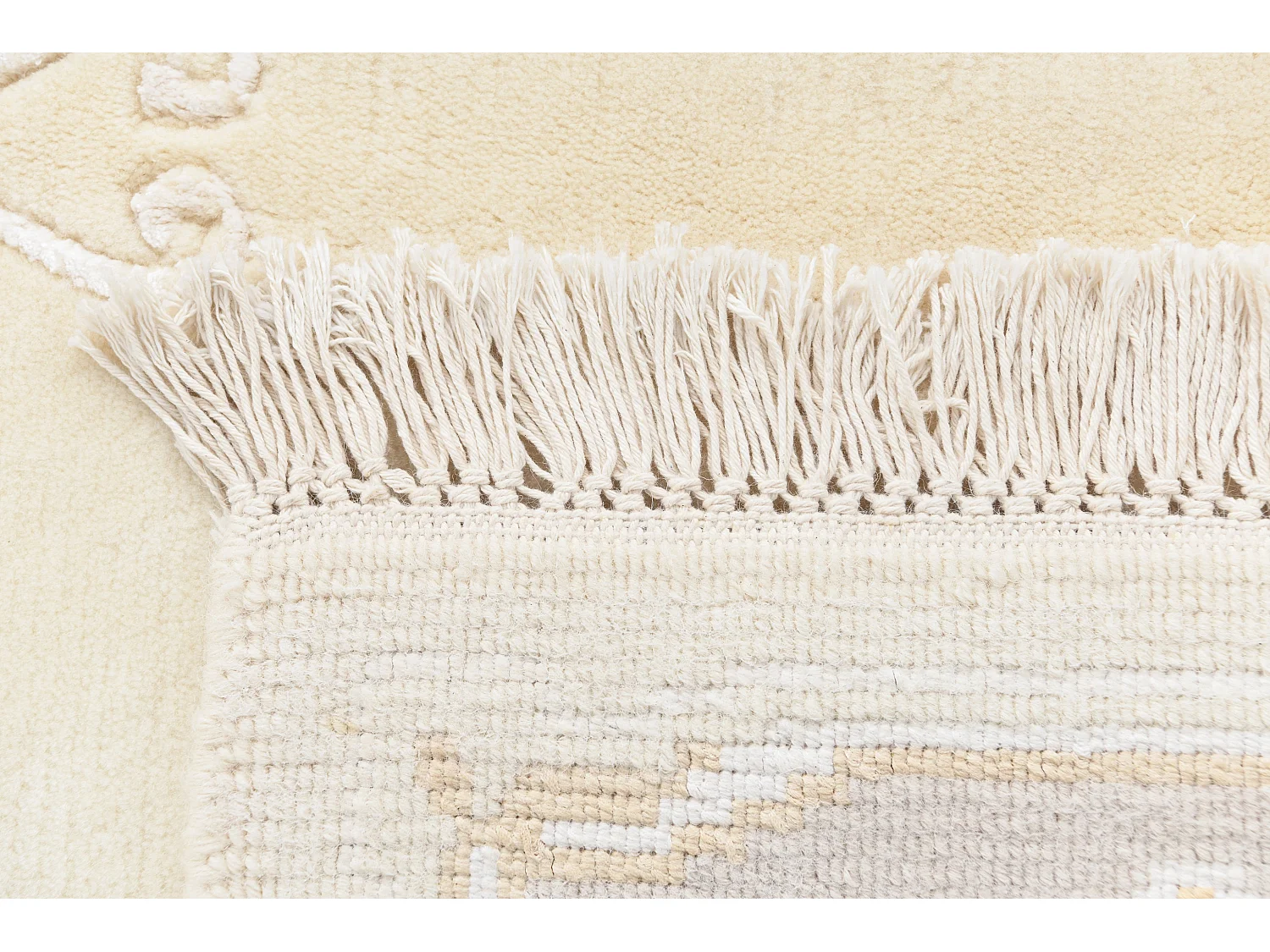 Wollteppich 122x183 Beige Darya