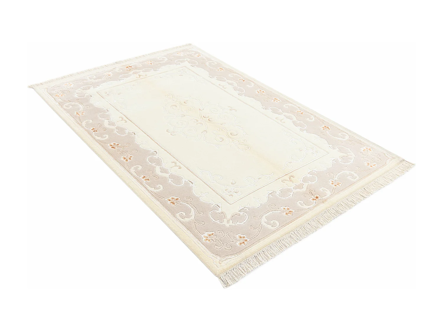 Wollteppich 122x183 Beige Darya