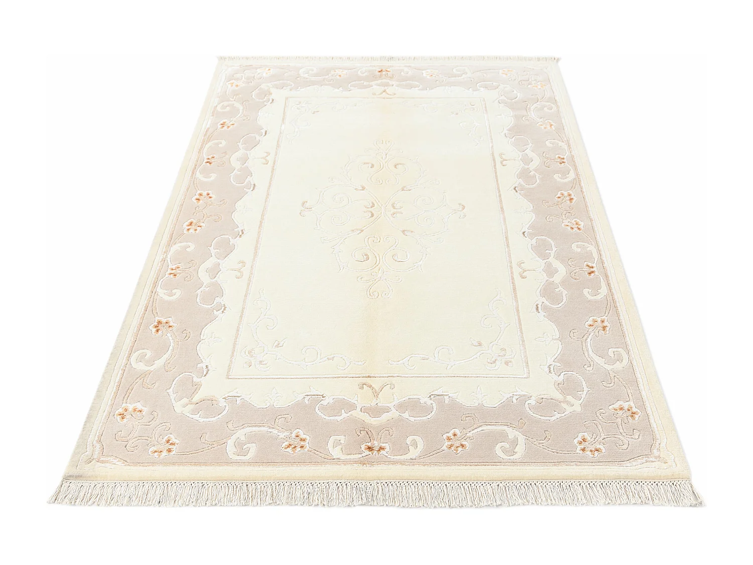 Wollteppich 122x183 Beige Darya