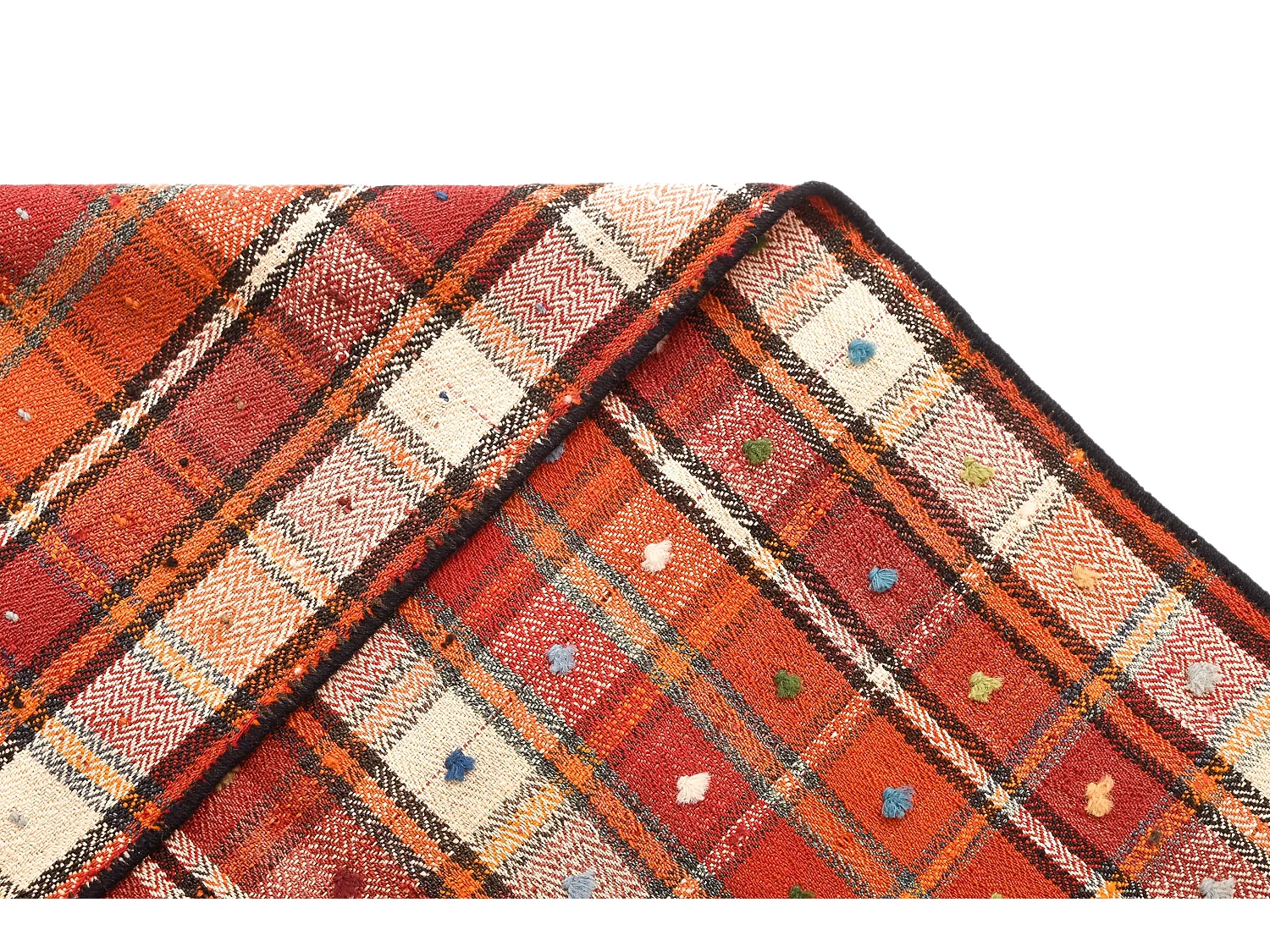 Tappeto in lana 130x216 rosso Jajim