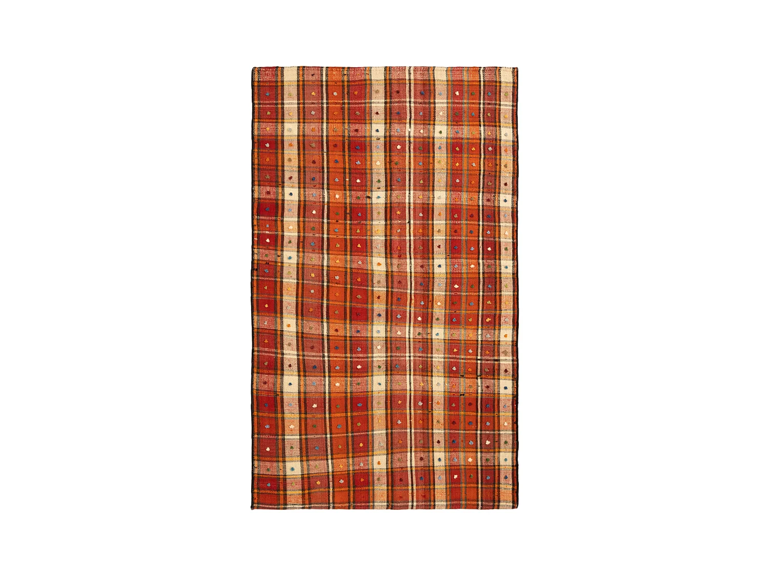 Wollteppich 130x216 Rot Jajim