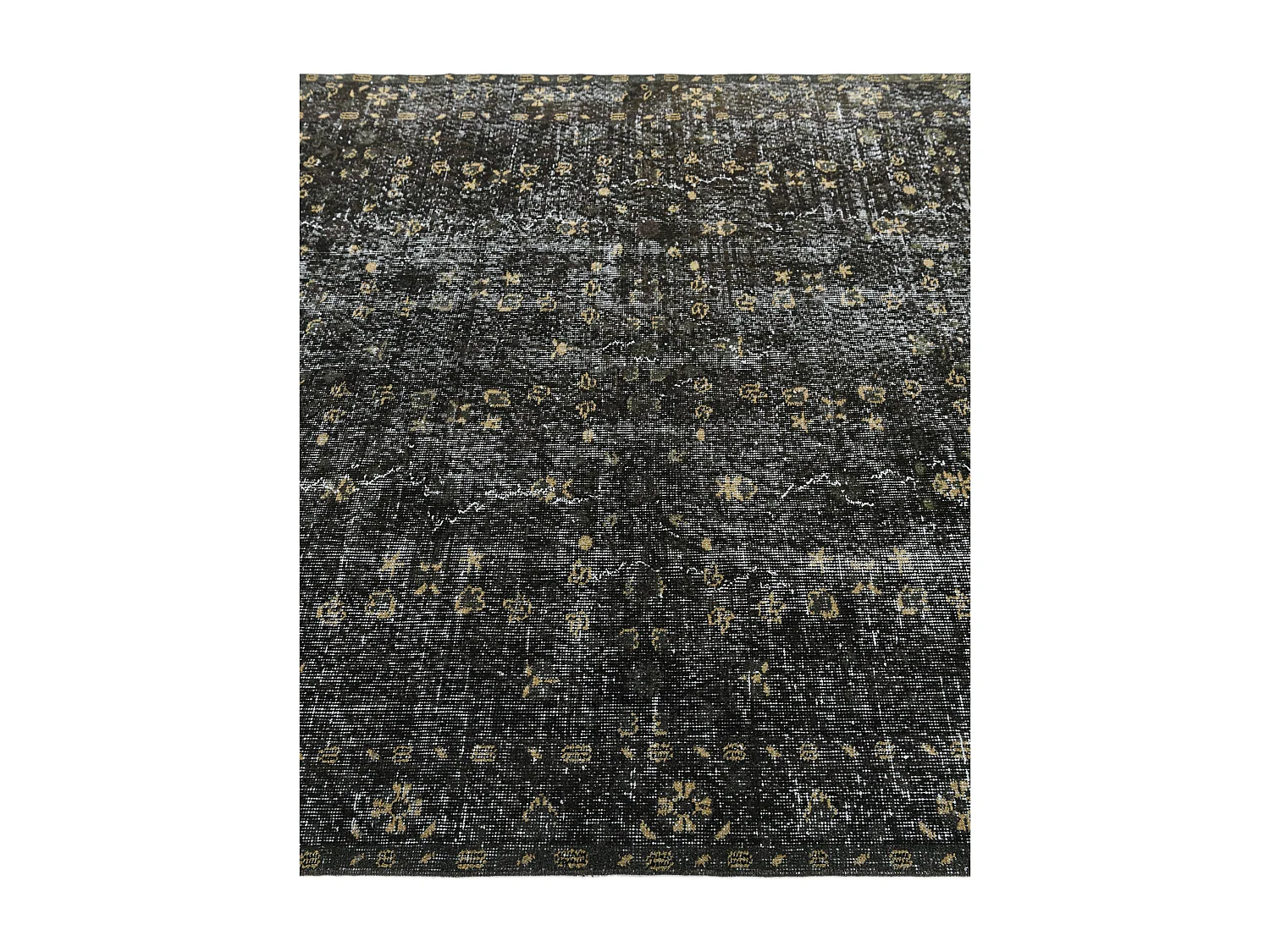 Tapis de laine 170x300 noir Ultra Vintage