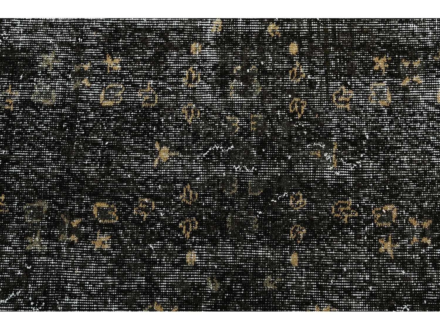 Tapis de laine 170x300 noir Ultra Vintage