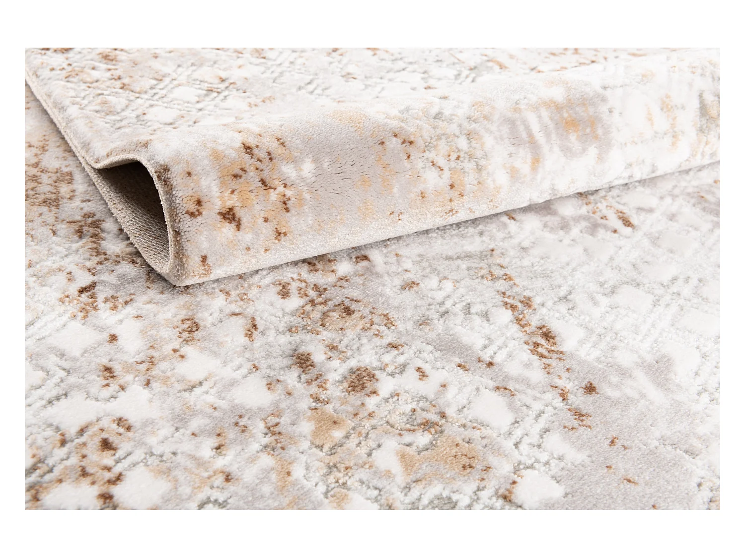 Teppich 125x125 Beige Davos Magic