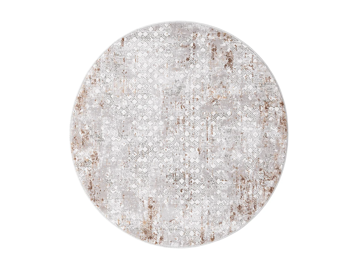 Tapis 125x125 beige Davos Magic