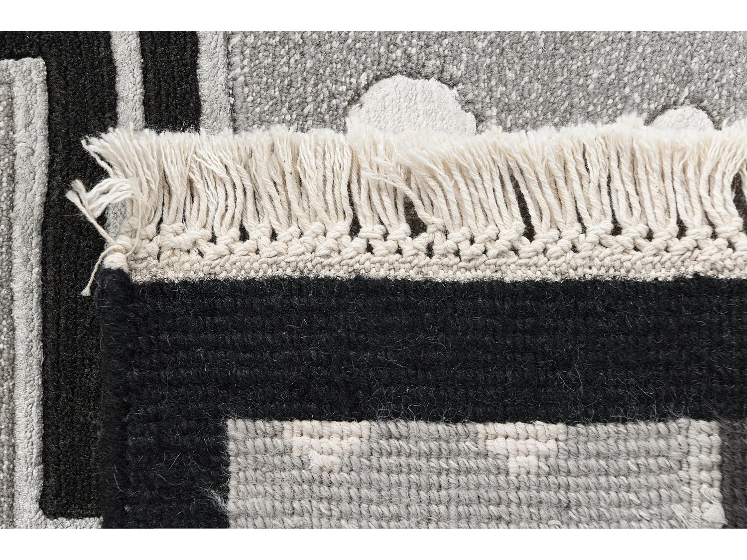 Loper-Woltapijt 206x79 Zwart Darya