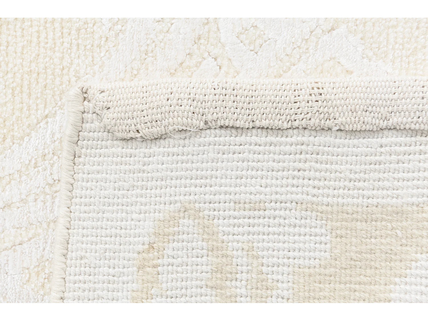 Tapis de laine 124x183 beige Darya