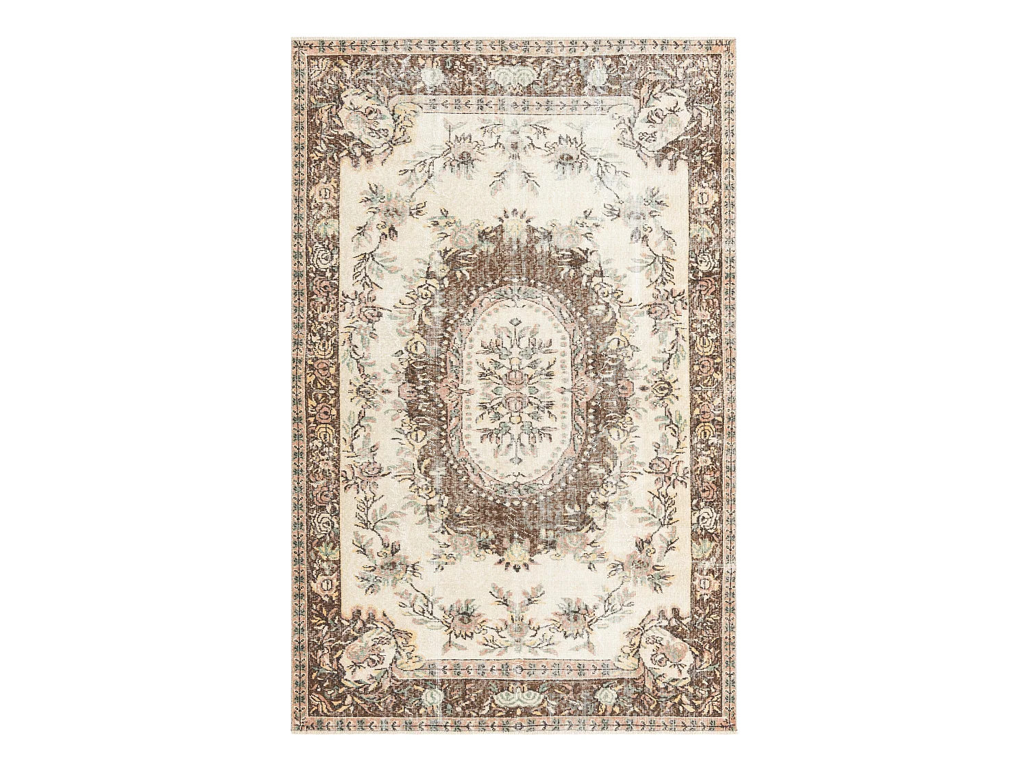 Tapis de laine 170x264 beige Ultra Vintage