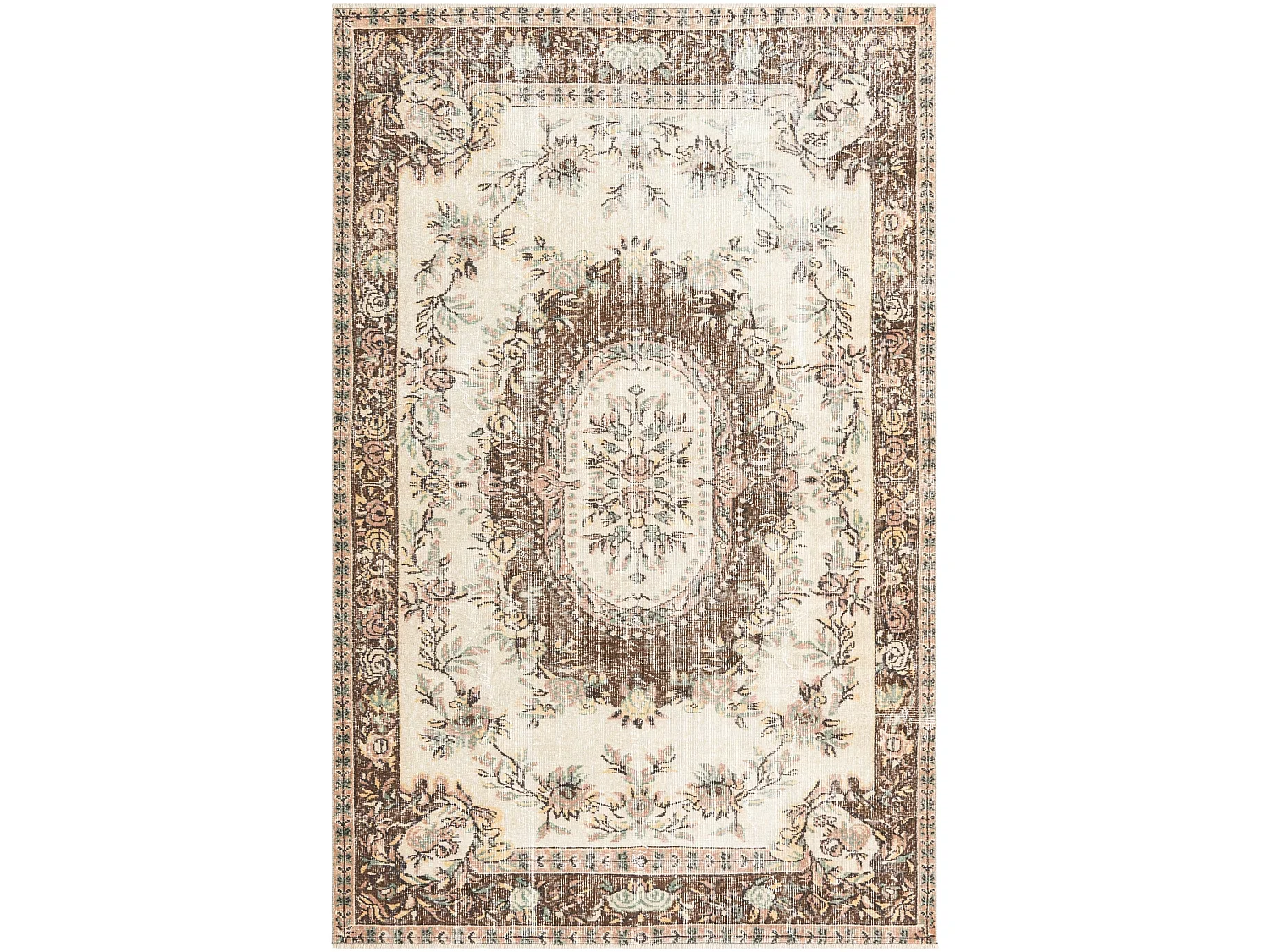 Tapis de laine 170x264 beige Ultra Vintage