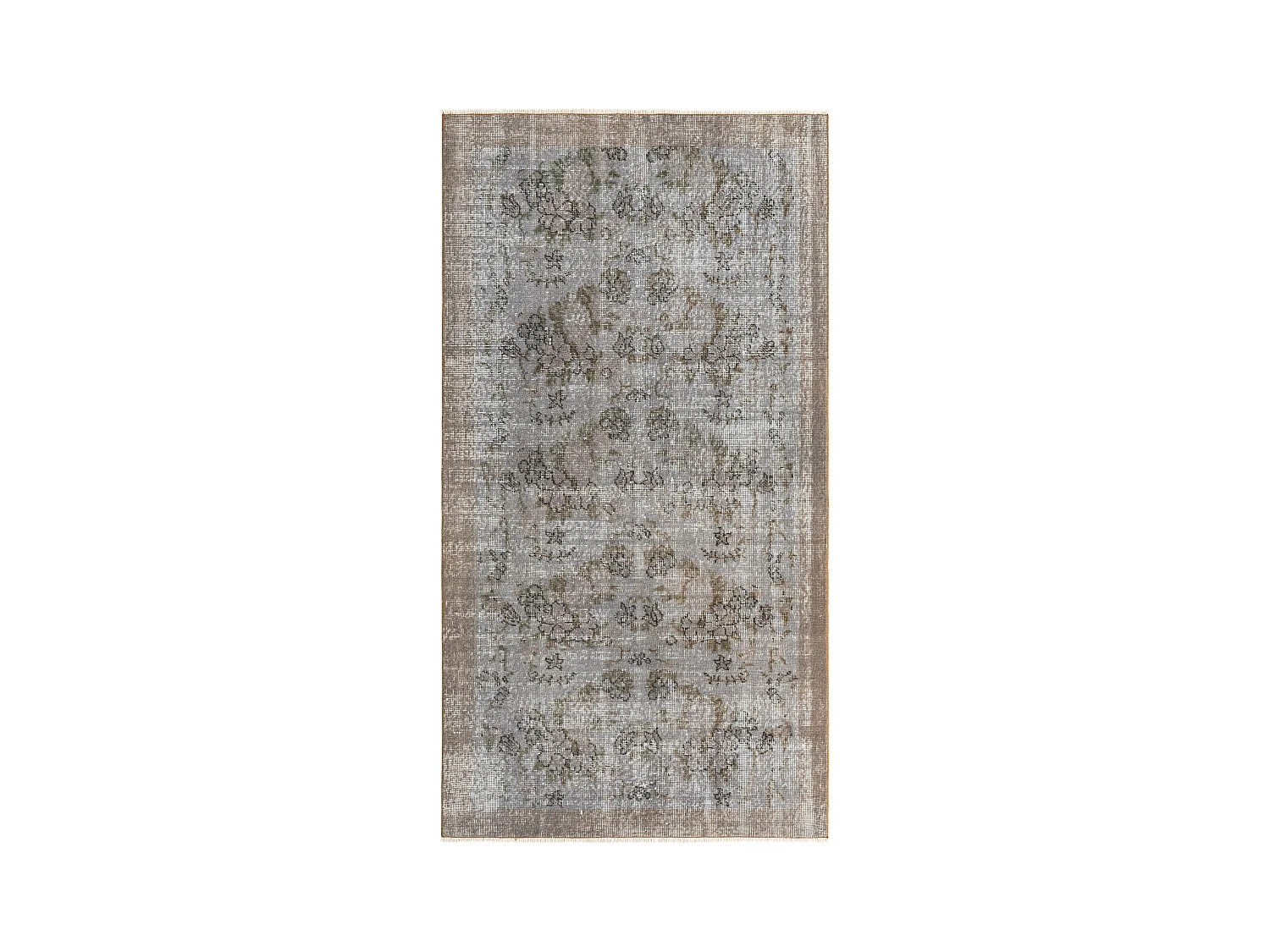 Tapis de laine 107x201 gris Ultra Vintage