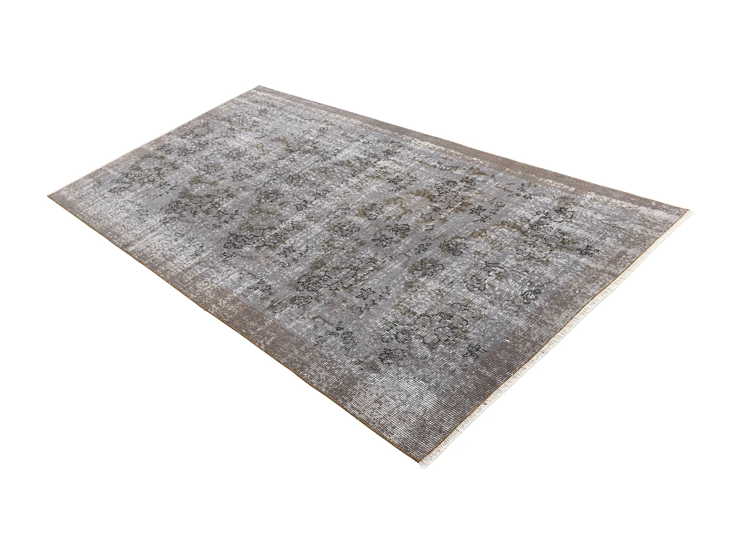Tapis de laine 107x201 gris Ultra Vintage