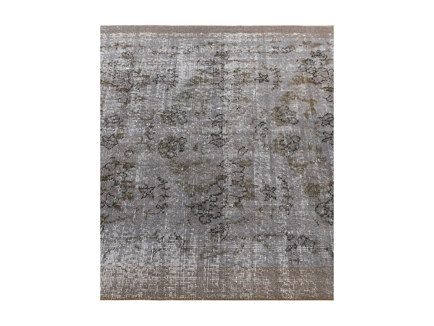 Tapis de laine 107x201 gris Ultra Vintage