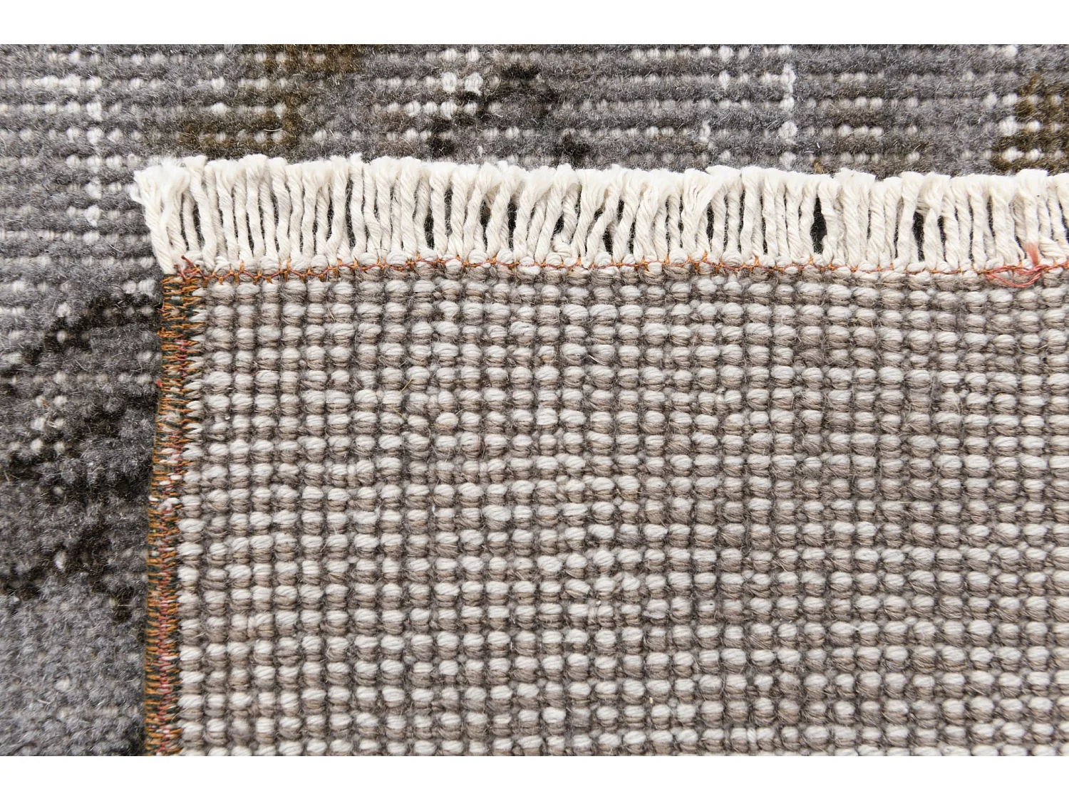 Tapis de laine 107x201 gris Ultra Vintage