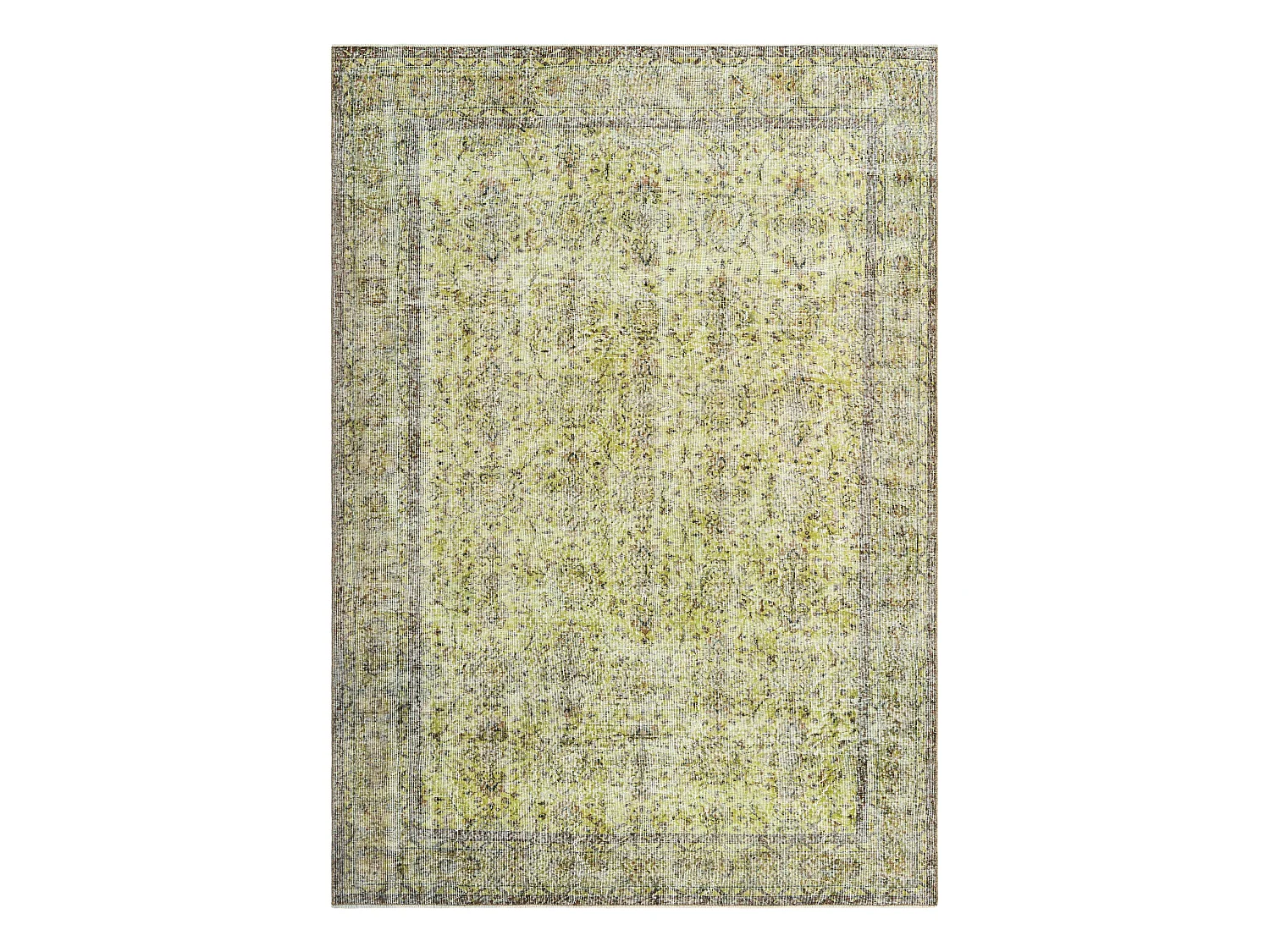 Tapis de laine 211x300 vert Ultra Vintage