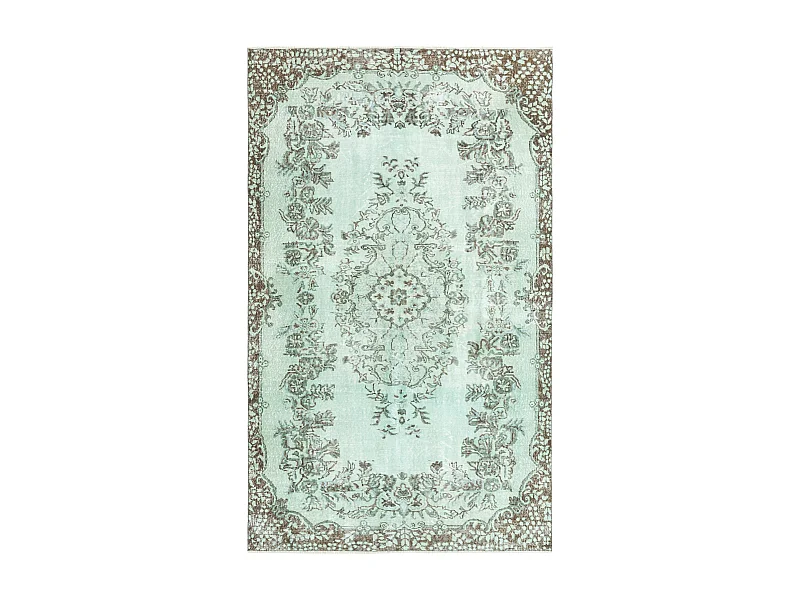 Tapis de laine 178x295 vert Ultra Vintage