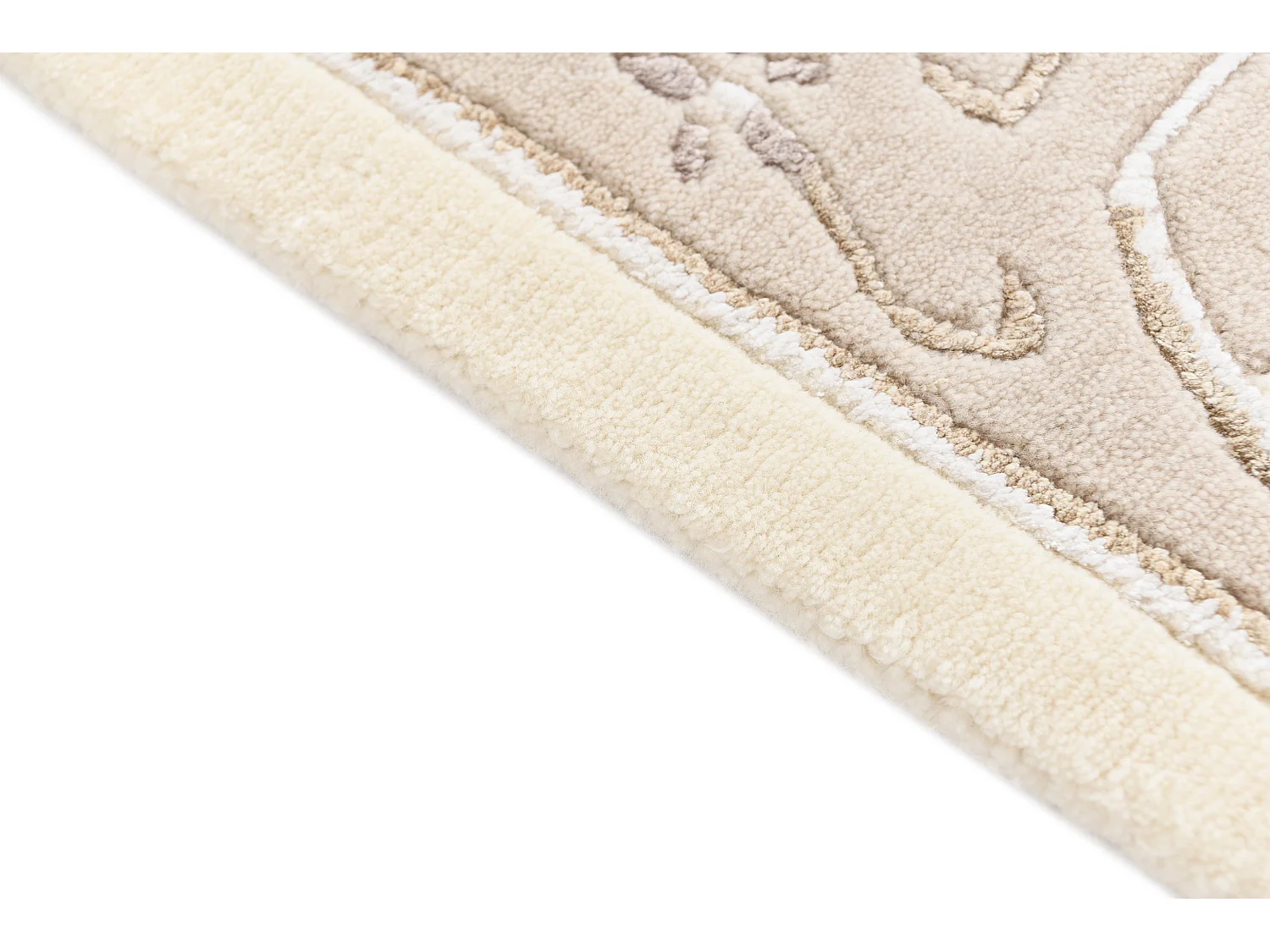 Tapis de laine 124x191 beige Darya