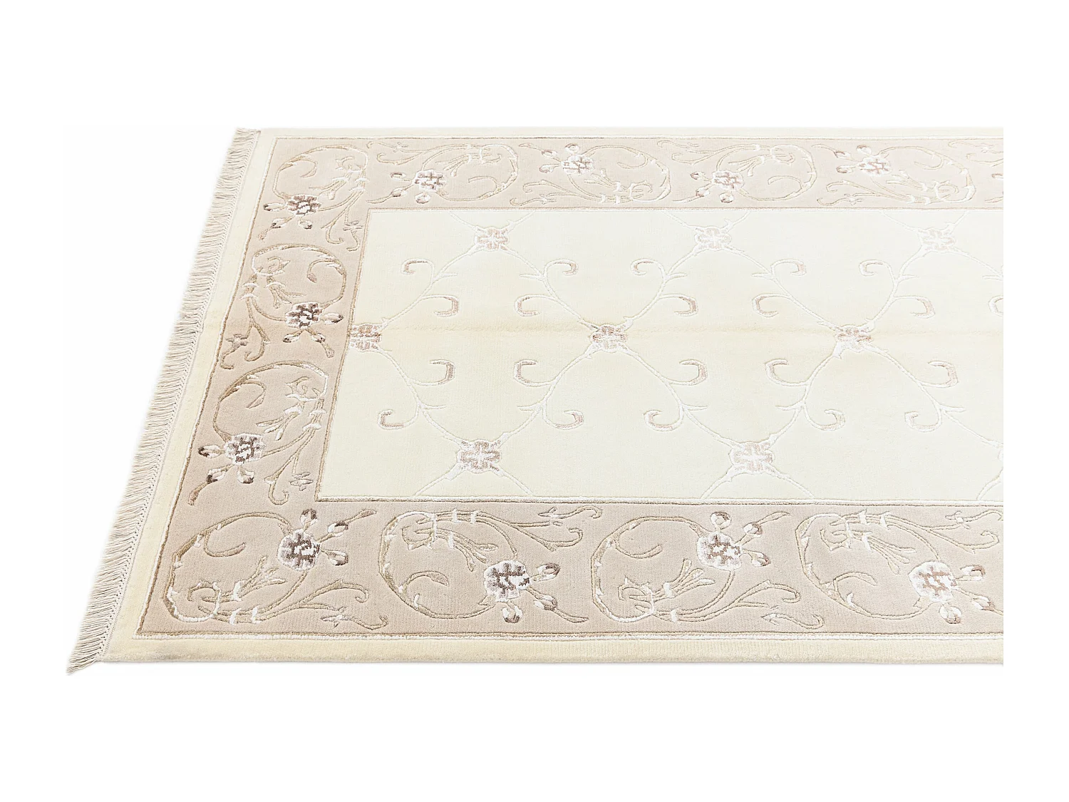 Tapis de laine 124x191 beige Darya