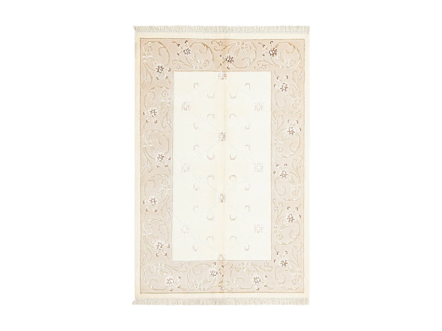 Tapis de laine 124x191 beige Darya