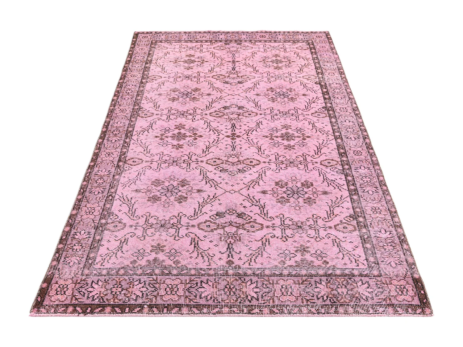 Tappeto in lana 114x213 Viola Ultra Vintage