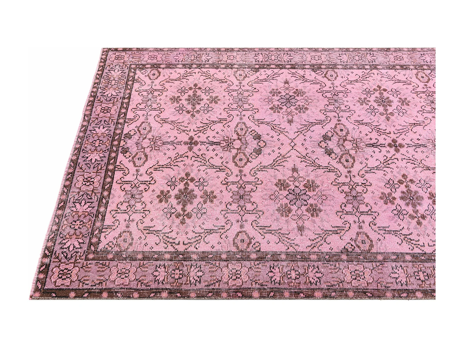 Tapis de laine 114x213 Violet Ultra Vintage