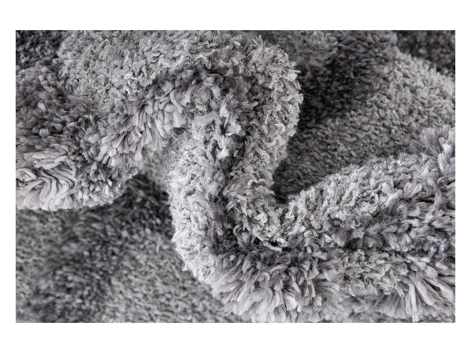 Hoogpolig tapijt 245x160 Grijs Thun Artem