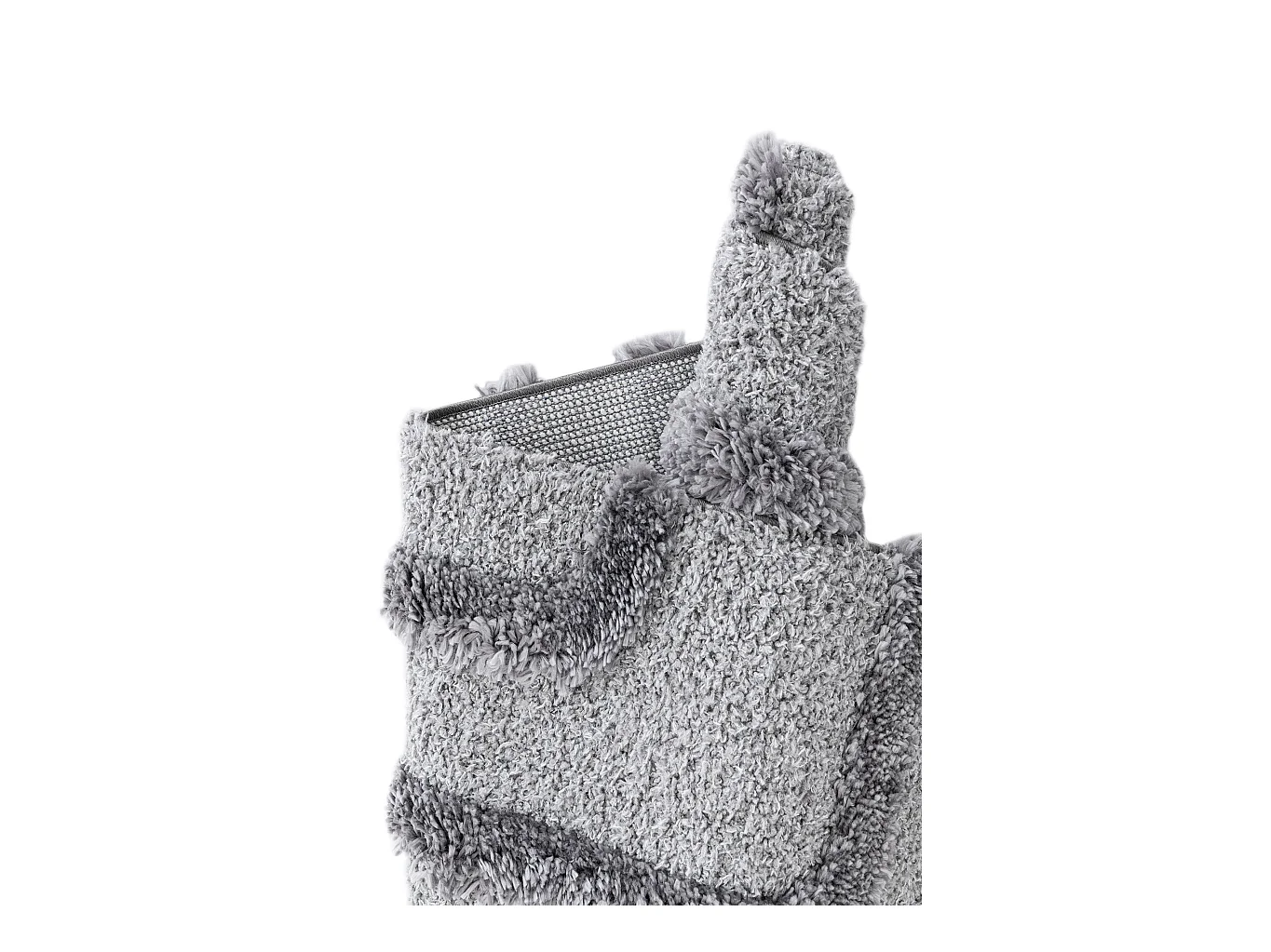 Hoogpolig tapijt 245x160 Grijs Thun Artem