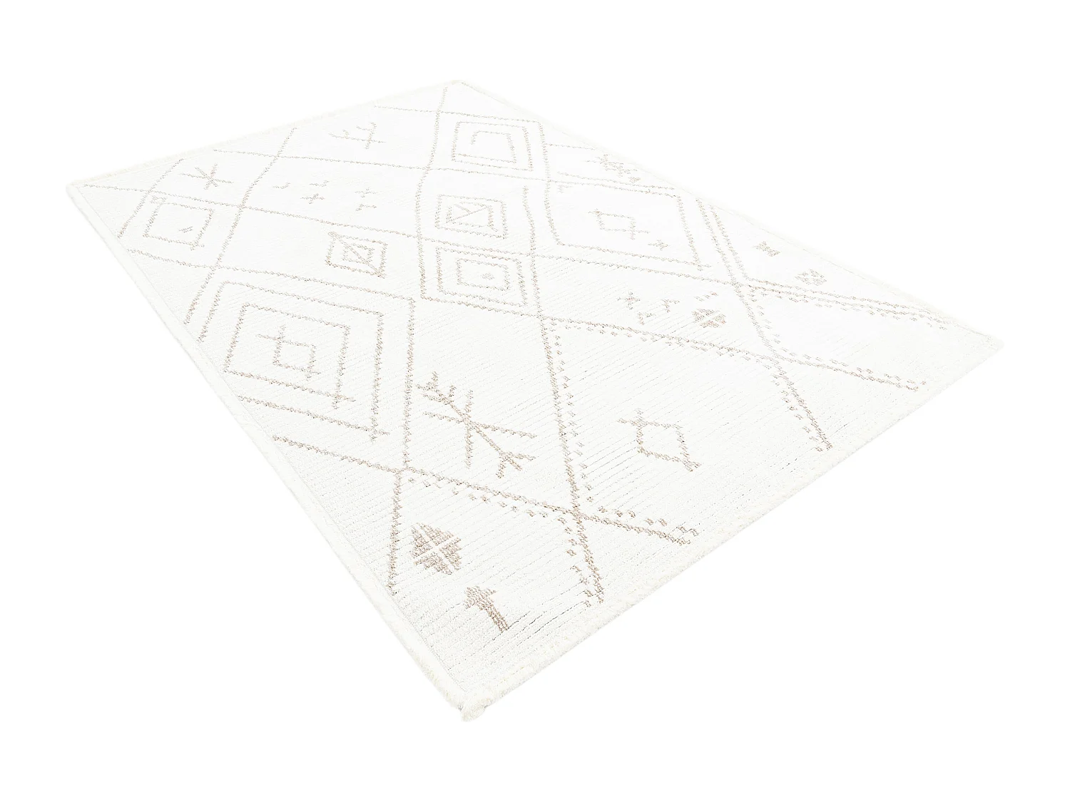 Teppich 80x305 Weiss St. Gallen Folklore