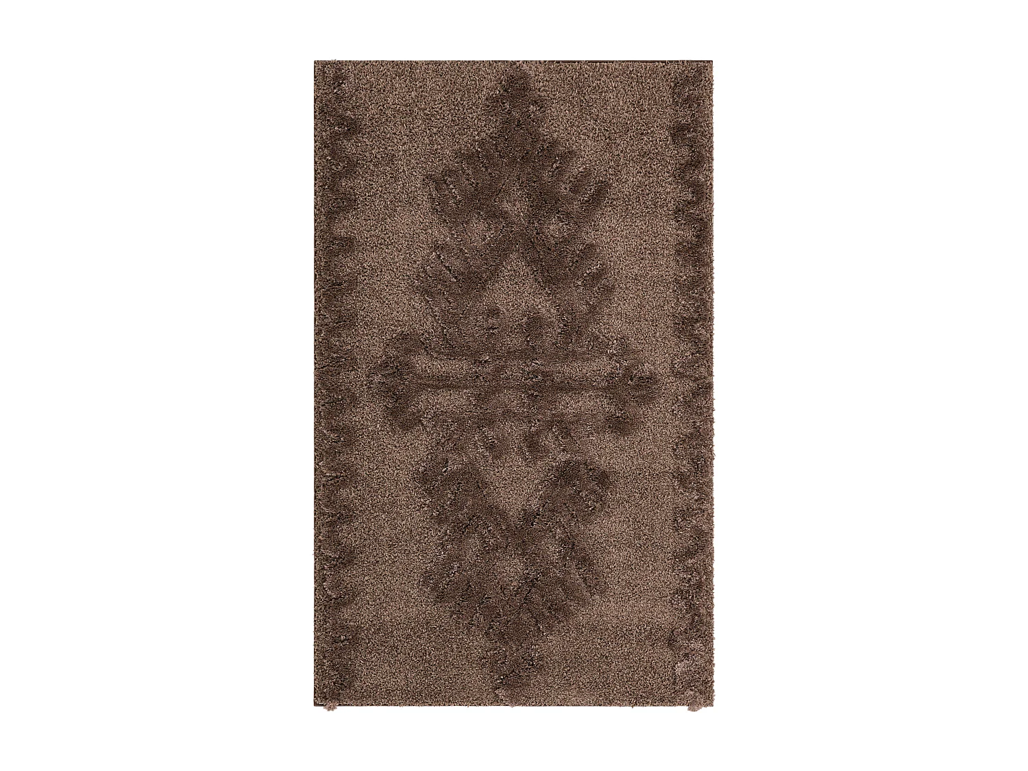 Tapis shaggy 160x245 marron foncé Thun Scutum