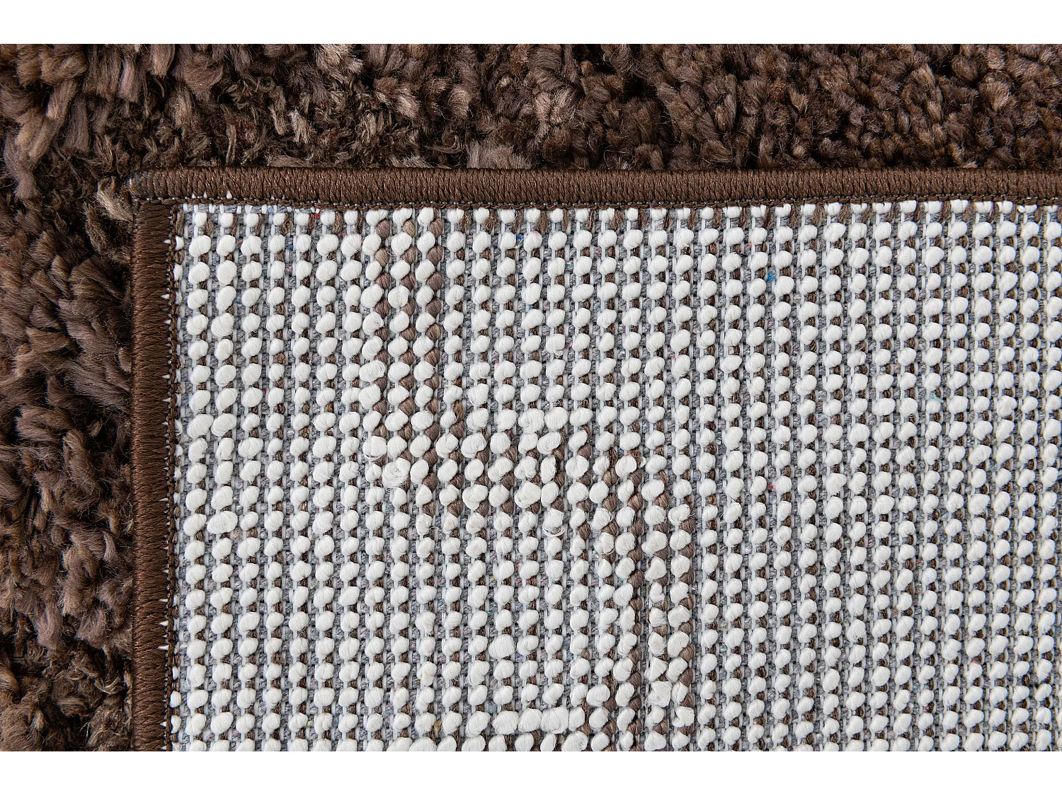 Tapis shaggy 160x245 marron foncé Thun Scutum