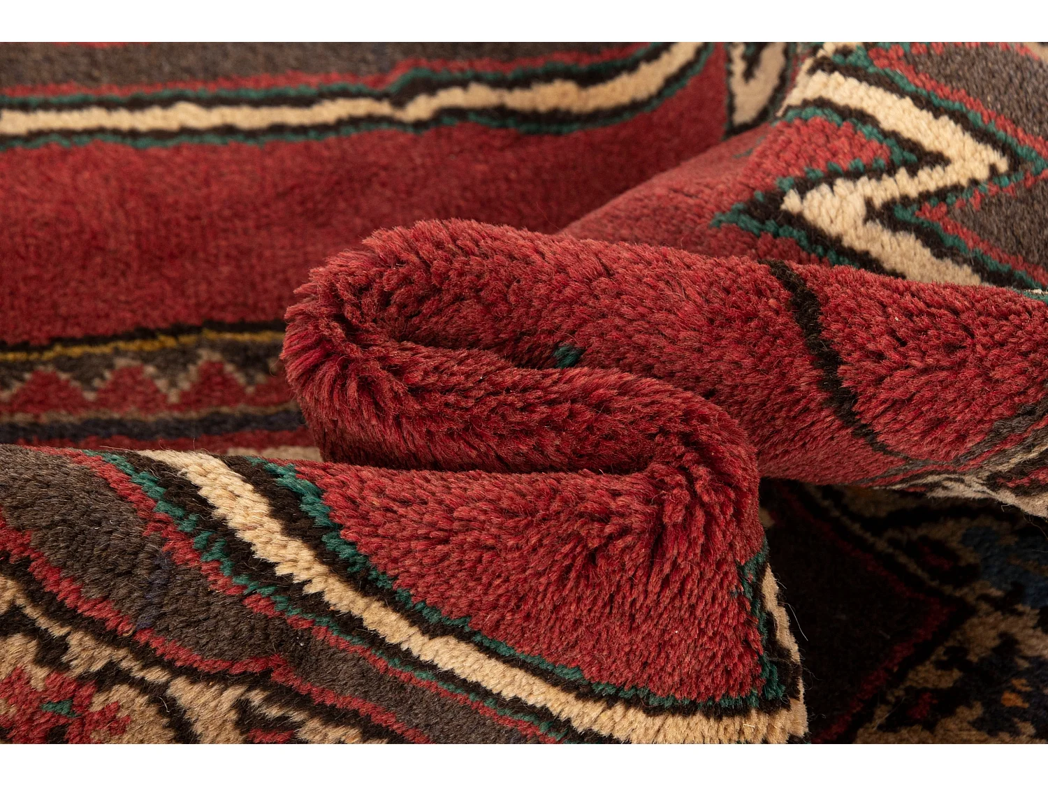 Tappeto in lana 67x104 rosso Ardabil