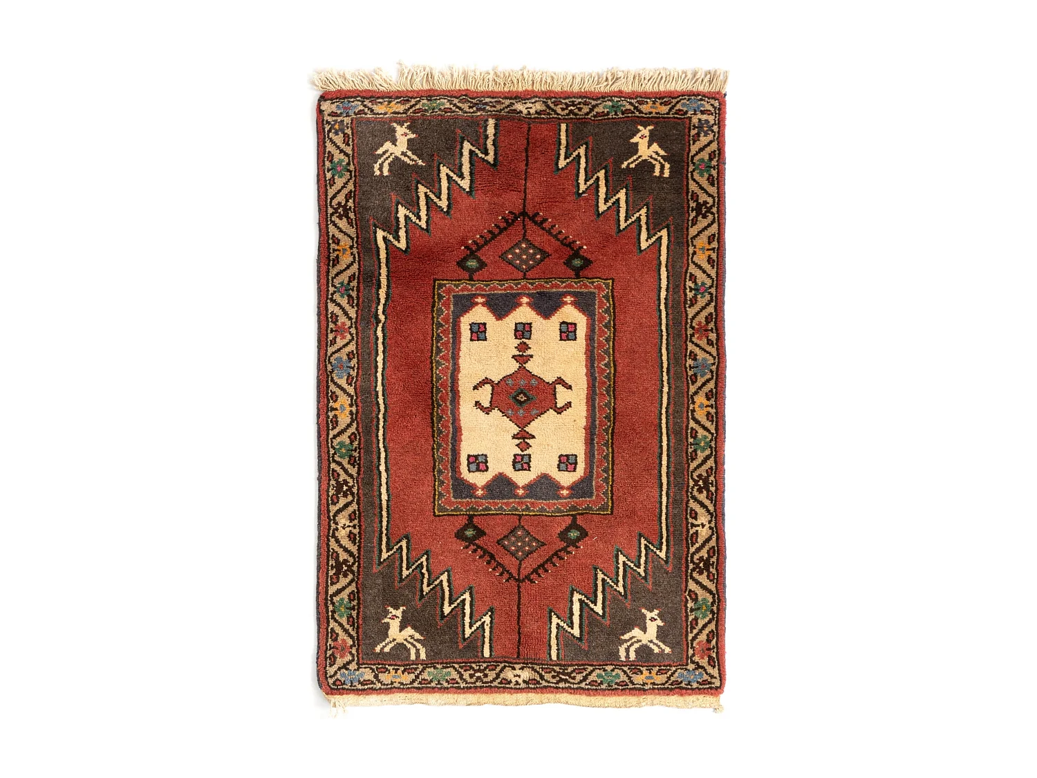 Tappeto in lana 67x104 rosso Ardabil